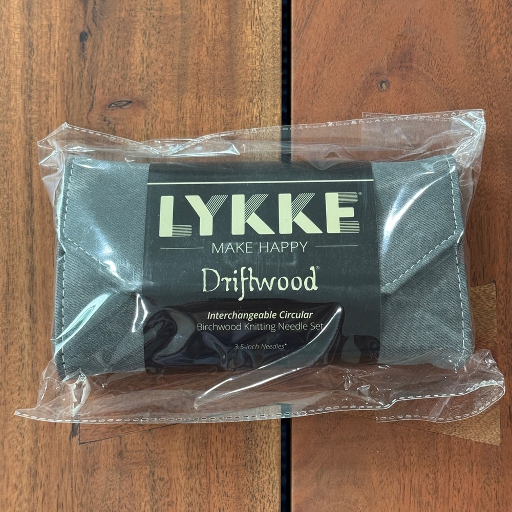 Lykke Driftwood Birchwood Interchangeable Circular Knitting Needle Set 3.5”